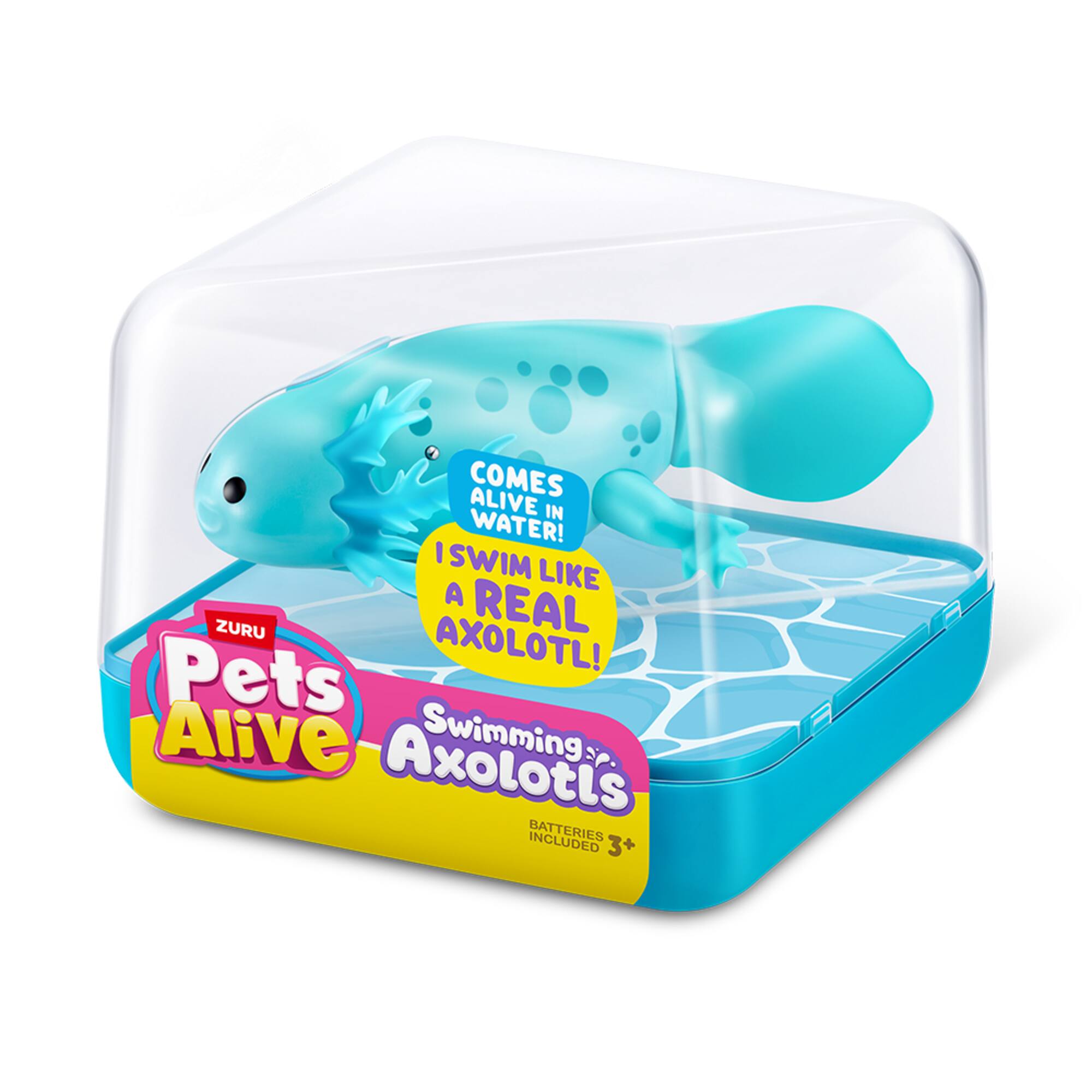 Assorted Zuru Pets Alive Swimming Axolotl Toy, 1pc.